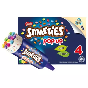 Glace pop up x4 - SMARTIES