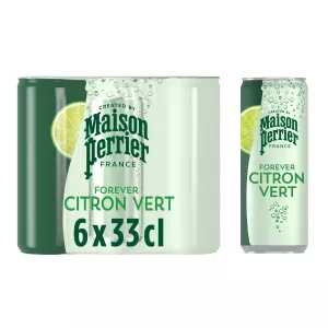 Eau Gazeuse Aromatisee Maison Perrier Citron Vert Boite Slim 33cl X 6 - PERRIER