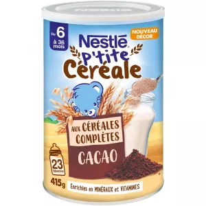 P'tite Céréale cacao dès 6 mois 415g - NESTLE