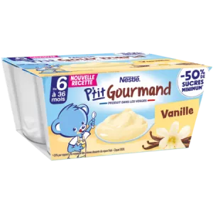P'tit Gourmand Vanille 4x100g - NESTLE