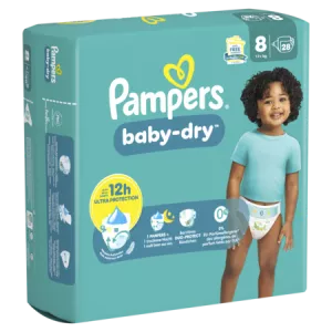 Pampers Baby Dry Geant T8 X28