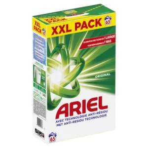 Tecnologia anti-resíduo original 3575G 65 Lavanderia em pó de lavagem - ARIEL