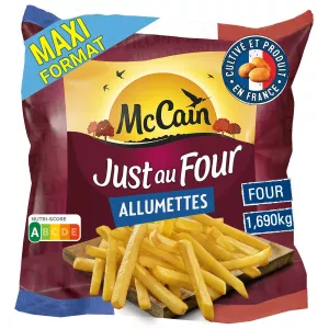 Frites just au four allumettes 1,690kg - MCCAIN