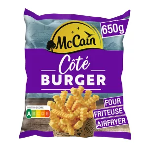 Frites coté burger 650g - MCCAIN