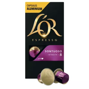 Café Sontuosa X10 Capsules Aluminium 52g - L'OR