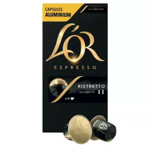 Café ristretto x10 capsules aluminium 52g - L'OR ESPRESSO