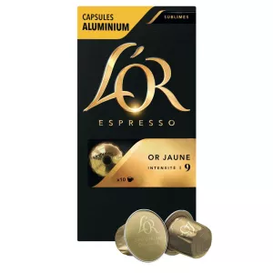 Café Sublime Or Absolu X10 Capsules Aluminium 52g - L'OR ESPRESSO