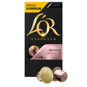 Café Sublime Or Rose  X10 Capsules Aluminium 52g - L'OR ESPRESSO