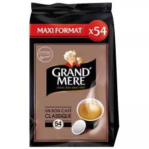 Café Classique X54 Dosettes - GRAND MèRE