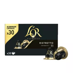 Café Capsule Ristretto Compatibel Nespresso X30 - L'or Espresso