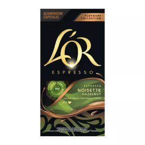 Coffee Capsule Hazelnut Flavor X10 - L'or Espresso
