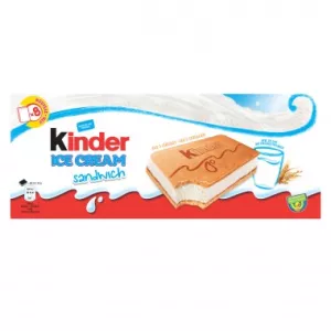 Sorvete de sanduíche de leite x8 - KINDER