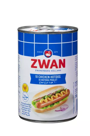 ソースホットドッグプーレ (24 X 400 G) ハラール - ZWAN