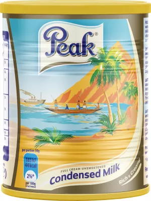 Lait Concentré Non Sucré (24 X 410 G) - PEAK