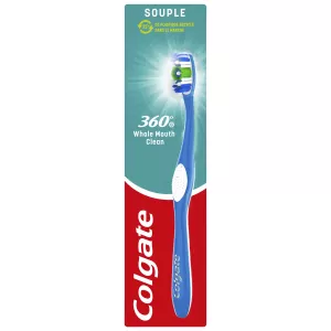 Brosse À Dents Souple À Brins Lisse 360° Whole Mouth Clean - COLGATE