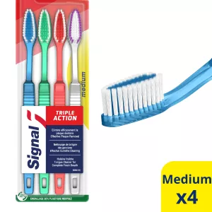 Brosse à dents Triple Action Medium - SIGNAL