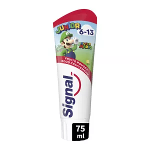 Dentifrice Junior Super Mario aux Fruits Rouges 6 - 13 ans 75ml - SIGNAL