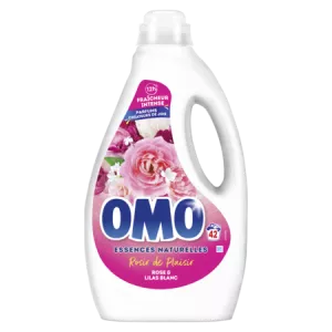 Lessive Liquide Rose & Lilas Blanc 1,764L - OMO