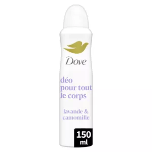 72H Spray Deodorant Lavendel und Kamillekörper 150 ml - Dove