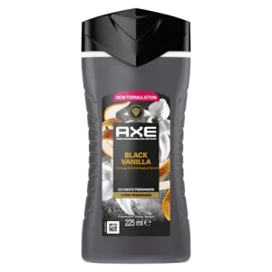 Gel Douche Homme Premium Black Vanilla 225ml - Axe