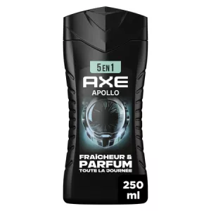 アポロメンズシャワージェル5-in-1新鮮さの香水24時間250ml - Axe