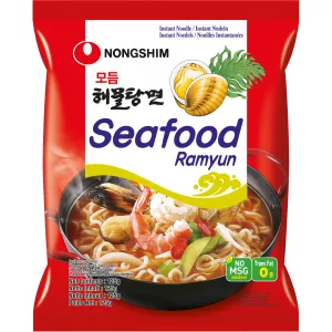 Soupe Nouilles Fruits De Mer Ramyun 125 G - Nongshim