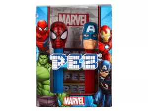 Marvel Twin Pack 2 Dispenser + 4 Ricariche - PEZ