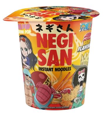 Лапша Negisan One Piece Cup со вкусом говядины 65г - Ultra Pop