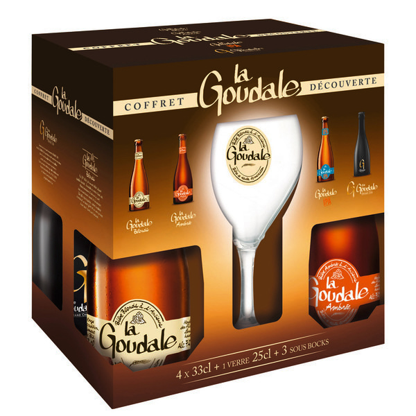 4x33cl Cof Deg Goudale Verre