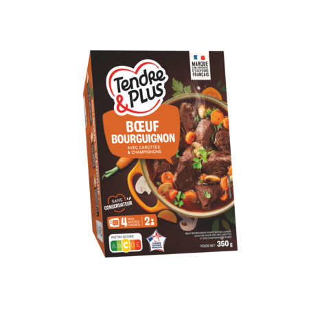 調理済みビーフブルギニヨン 350g - TENDRE & PLUS