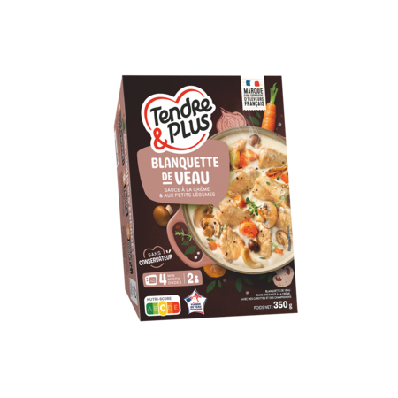 調理済み子牛ブランケット 350g - TENDRE & PLUS