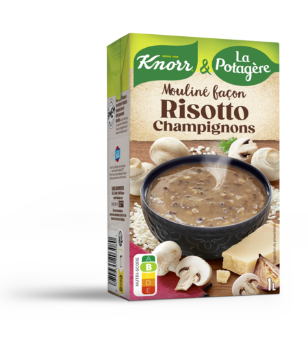 Soupe Mouliné Façon Risotto Champignons 1L - KNORR