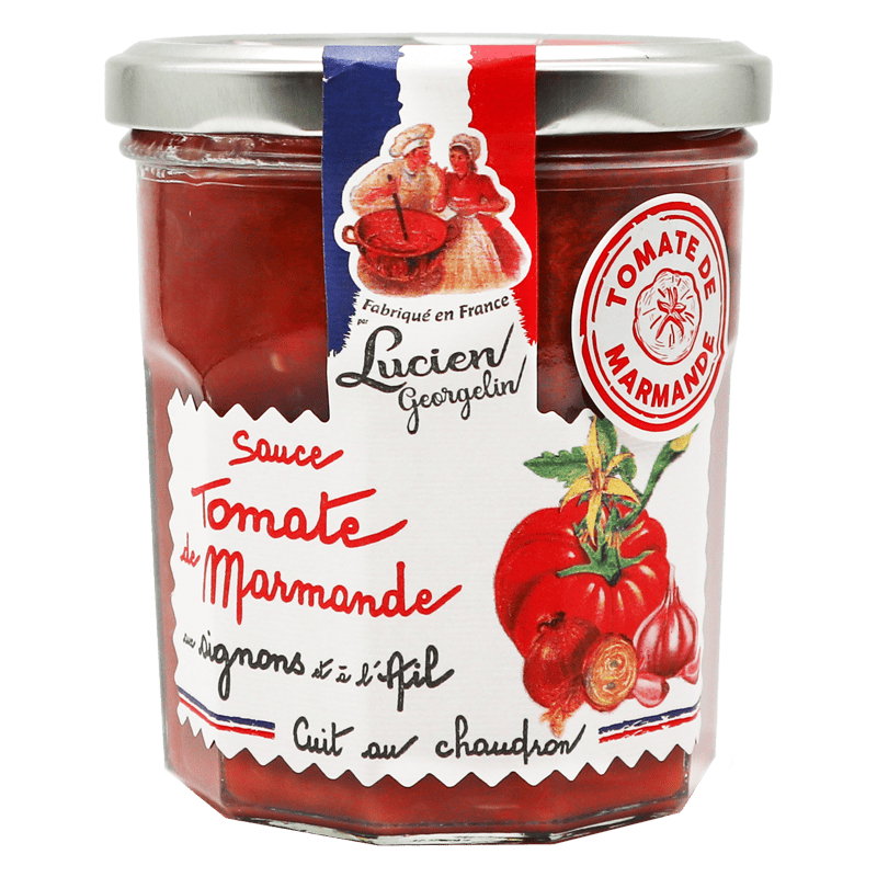 Sauce Tomate Fraiche De Marmande Aux Oignons Et à L'ail 300g - LUCIEN GEORGELIN
