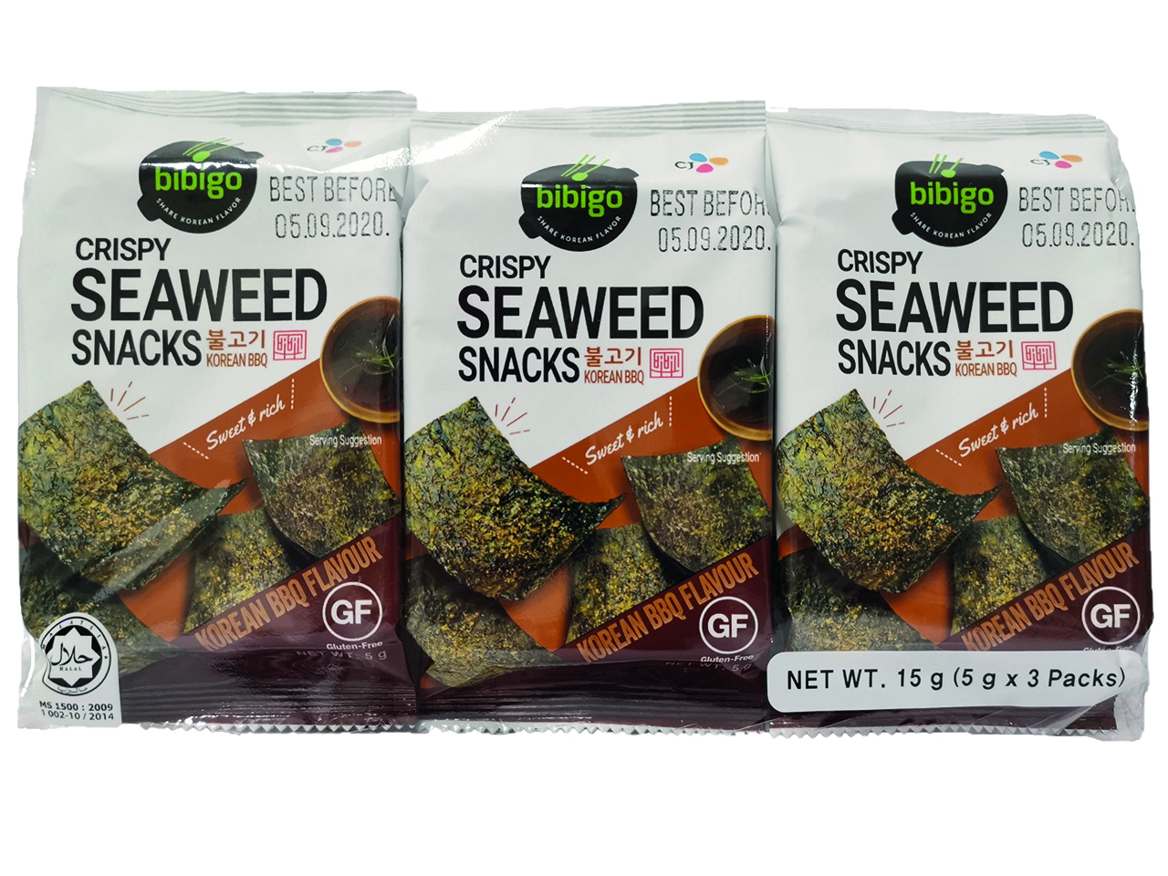 Chips D'algues Bbq 5gr - Bibigo