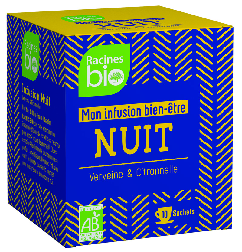 幸福夜间输液（20 X 10 袋 X 16 G） - Racines Bio