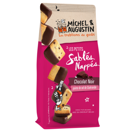 Petits Sables Vitambaa vya Meza vya Chokoleti ya Giza - MICHEL ET AUGUSTIN