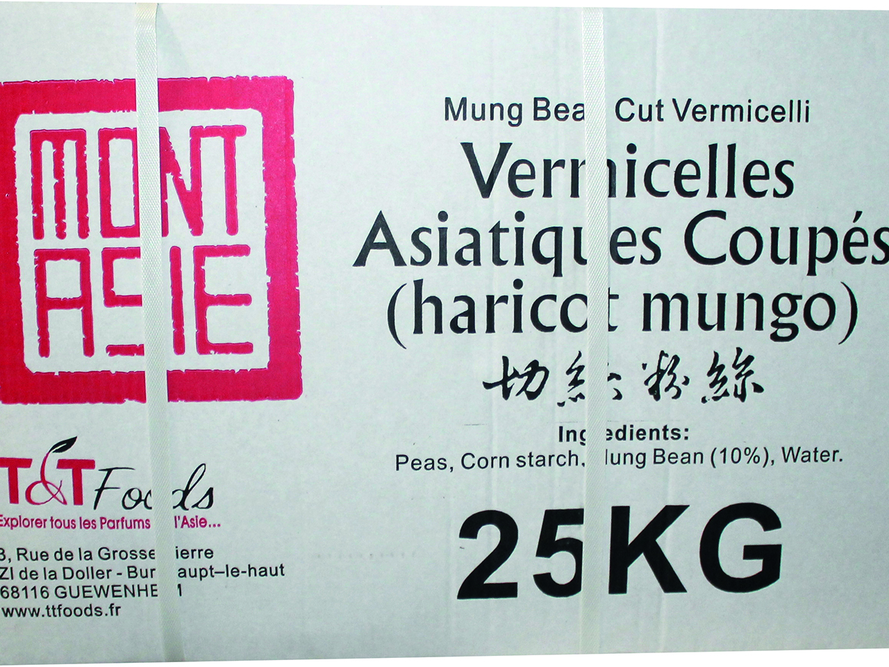 Mongo Bean Vermicelli 3-5cm 25kg - MONT ASIE