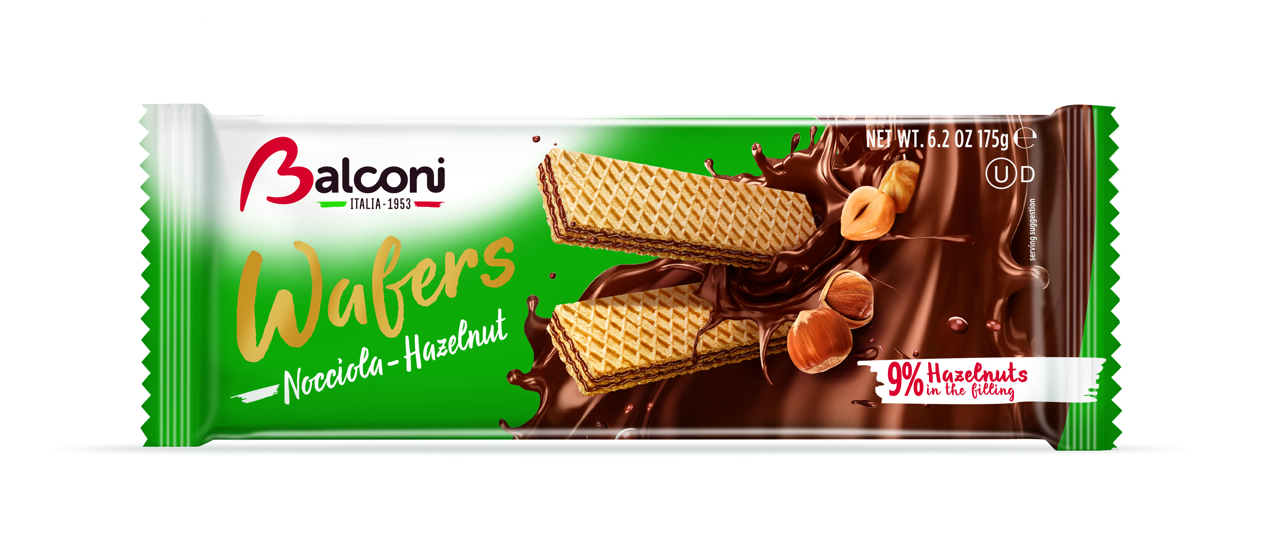 150g Hazelnut Waffles - BALCONI