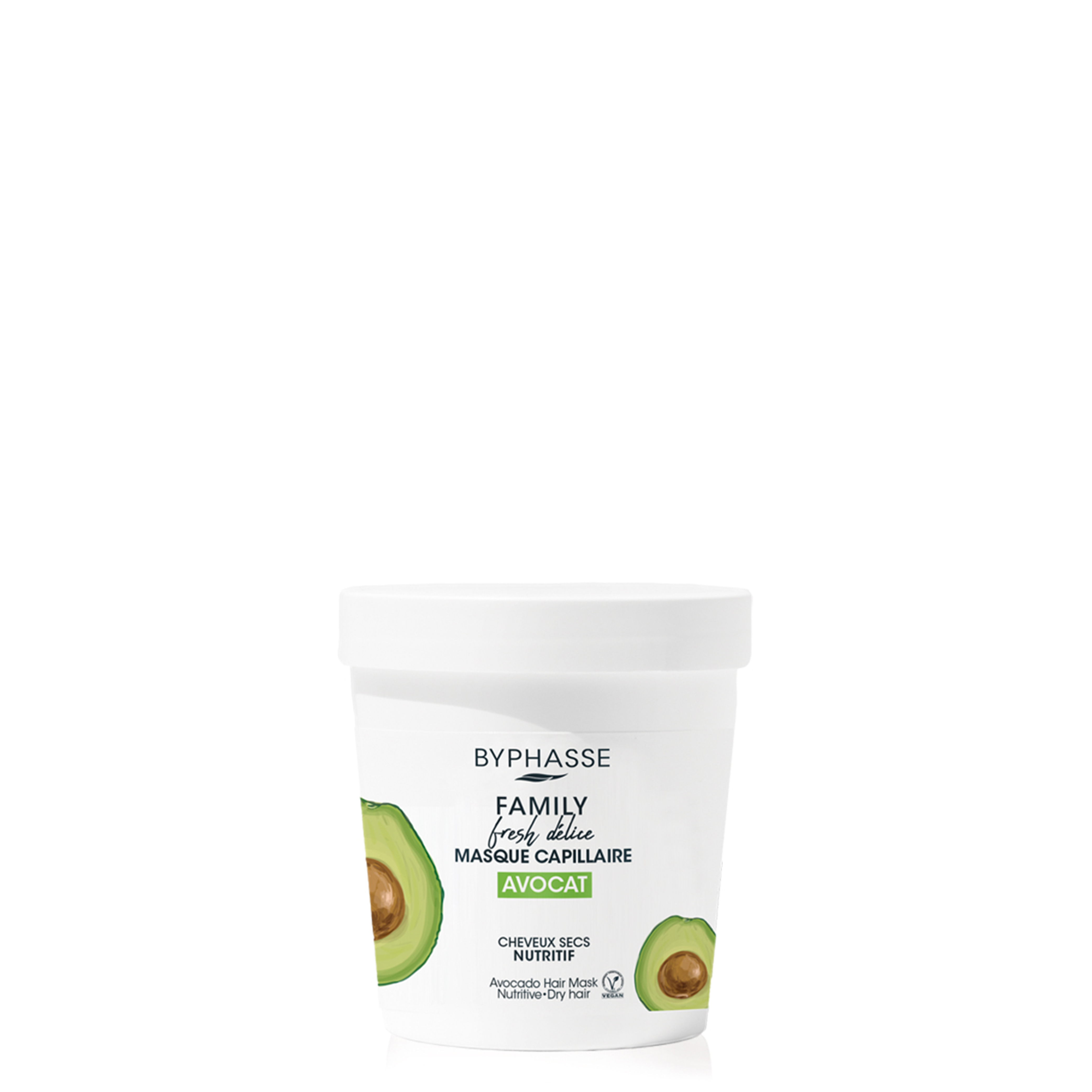 Family Fresh Delice Avocado-Haarmaske für trockenes Haar, 250 ml - BYPHASSE