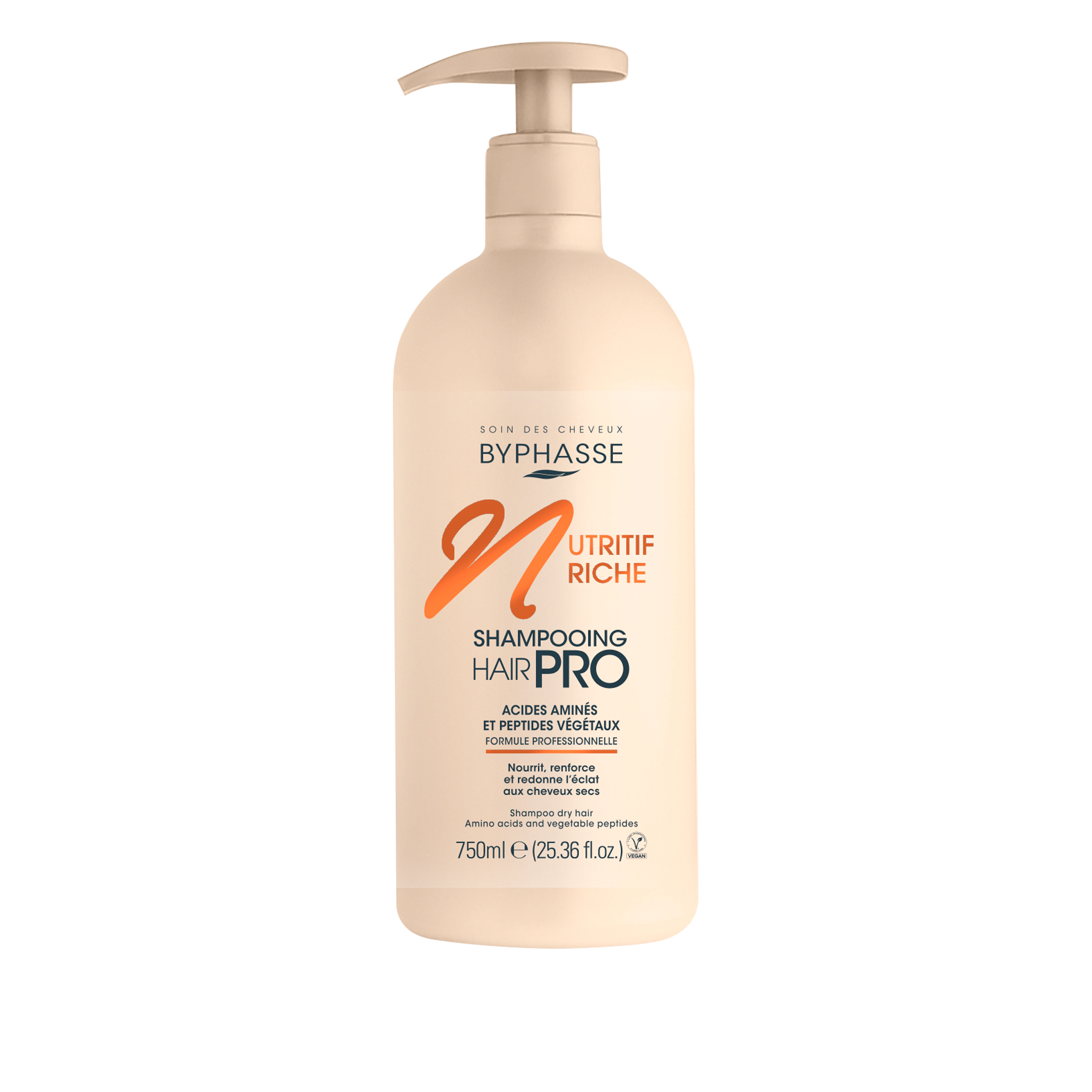 Hair Pro Nutritiv Riche Shampooing Cheveux Secs 750 Ml - BYPHASSE