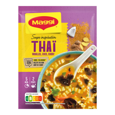 Soupe Inspiration Thaï Nouilles, Coco, Curry 42g - MAGGI