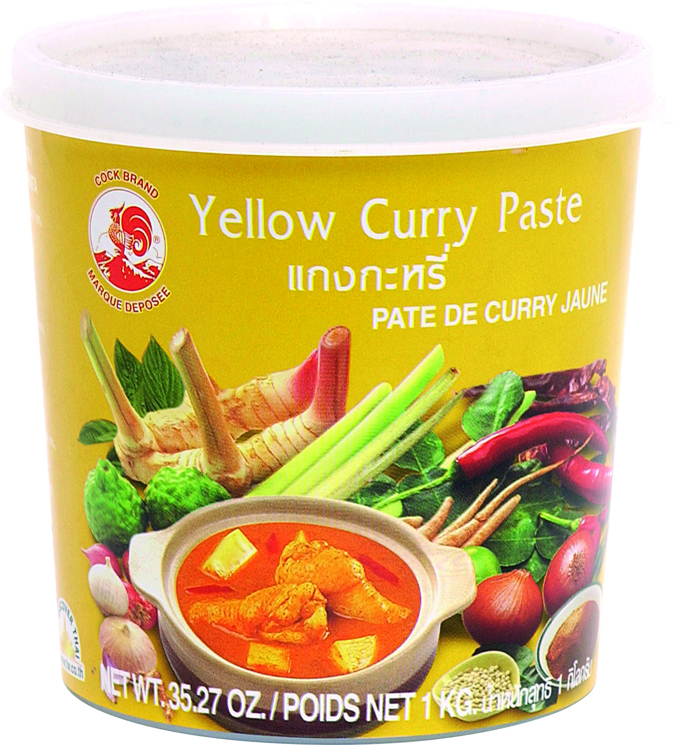 Gelbe Currypaste 1 kg - Cock