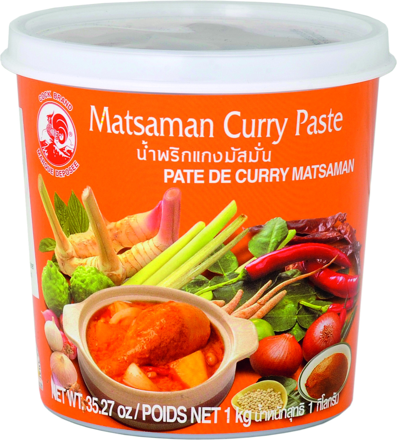 Massaman Currypaste 1 kg - Cock