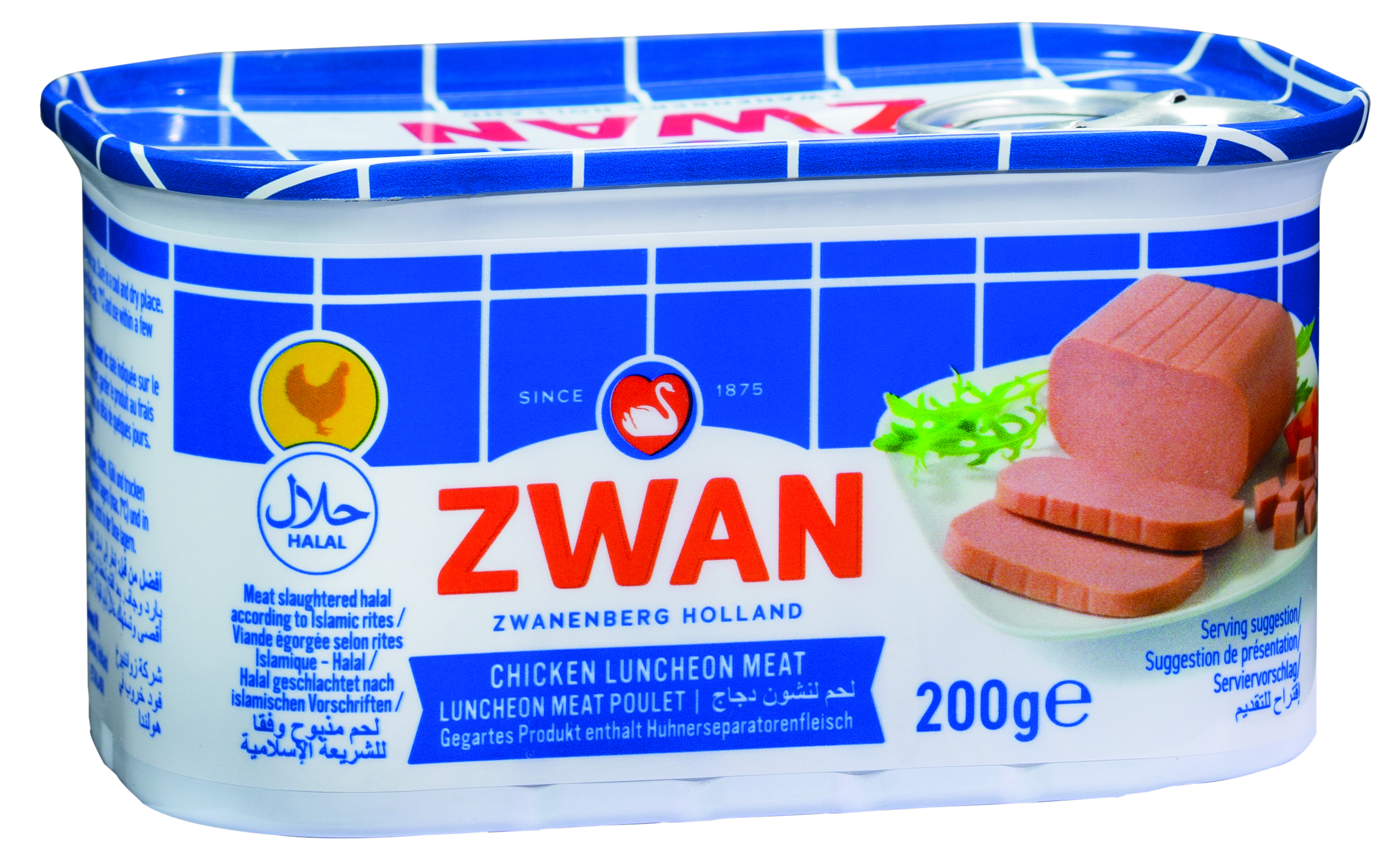 ランチョンミートプーレ (200G×12個) ハラール - ZWAN