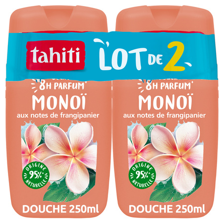Gel douche Monoï 2x250ml - TAHITI