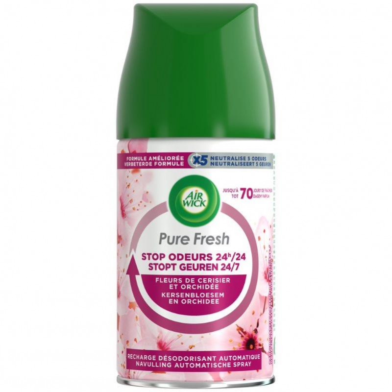 Freshmatic Ambientador Difusor Pure Fresh Orquídea Recambio 250ml - AIR WICK