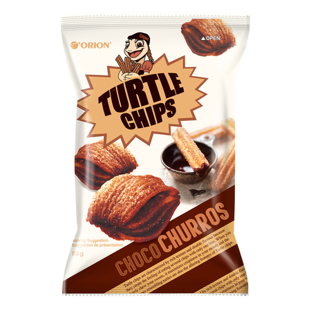 80g Turtle Chips Choco Churros