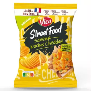 Chips Street Food Nachos Cheddar 120g - VICO