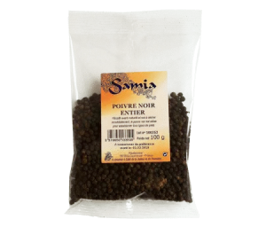 Poivre Noir Entier 100g - SAMIA