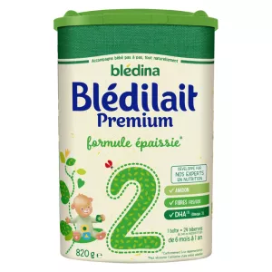 Lait en poudre blédilait premium 2ème âge 820g - BLÉDINA